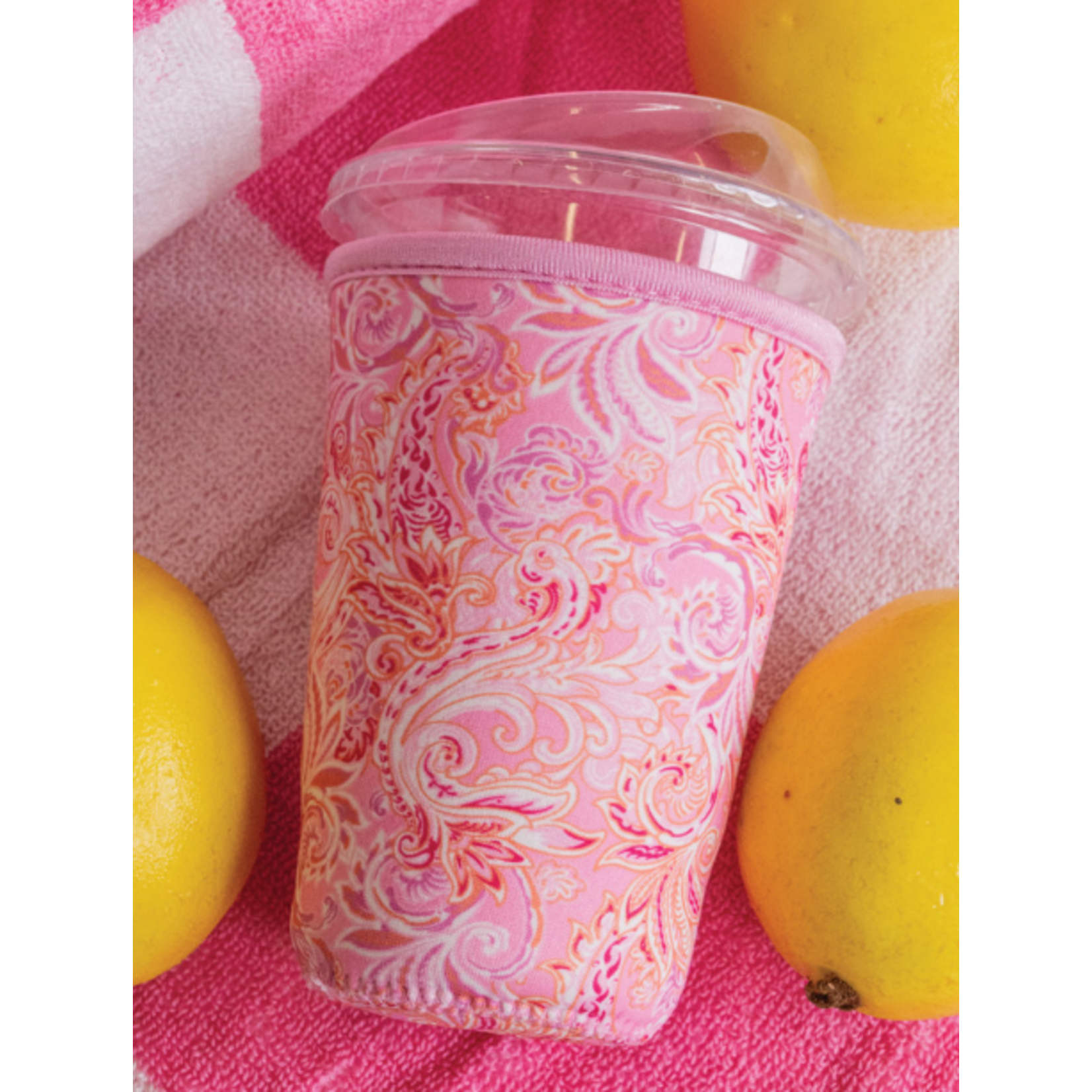 Simply Southern Simply Southern Small Drink Sleeve Pink Paisley