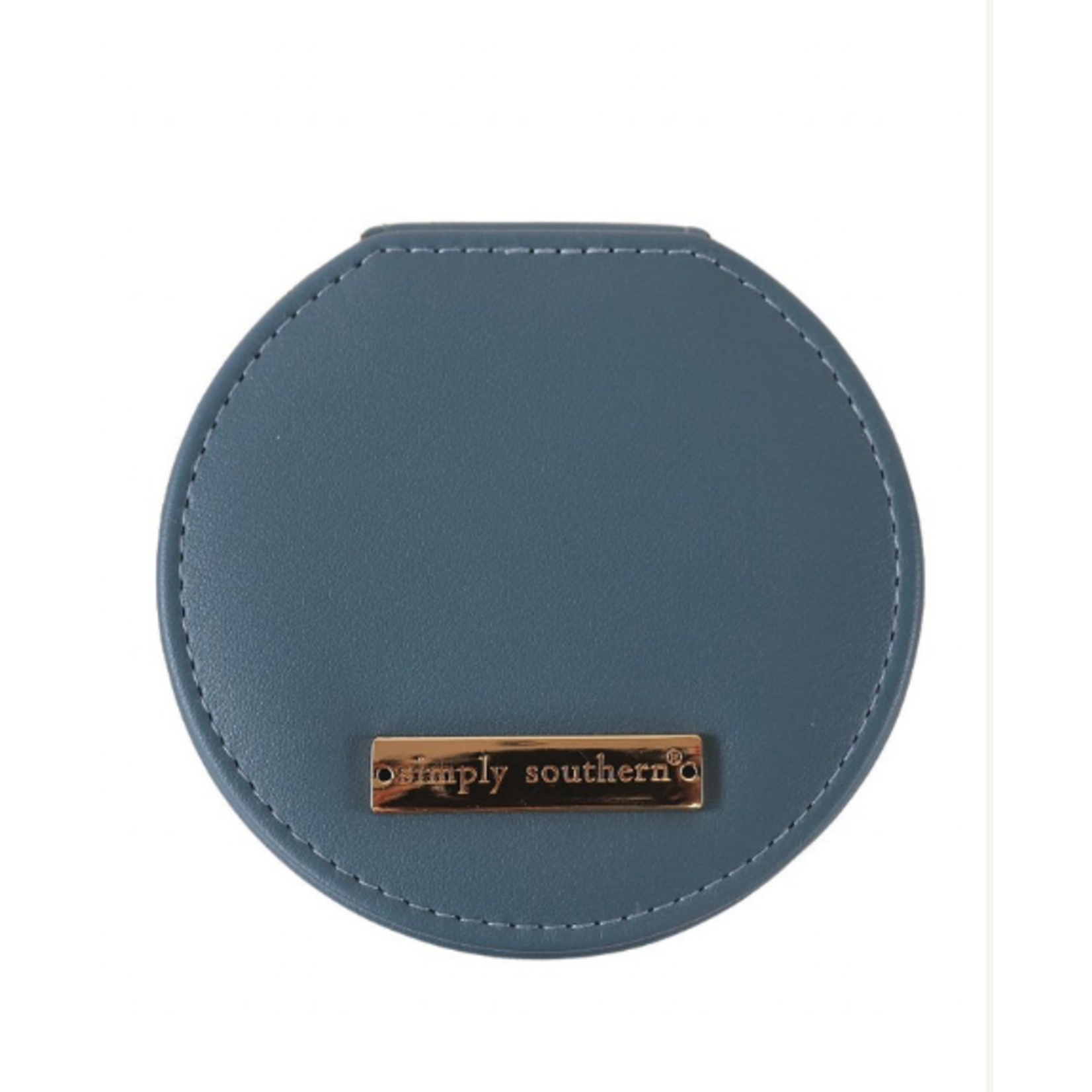 Simply Southern Simply Southern Miami Leather Jewelry Case Azur