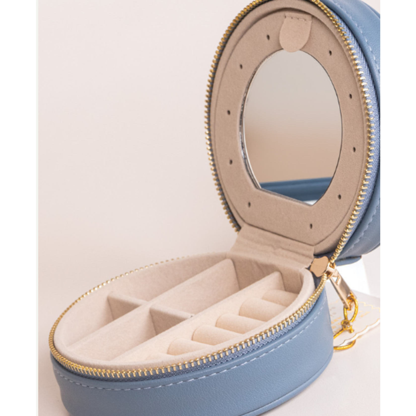 Simply Southern Simply Southern Miami Leather Jewelry Case Azur