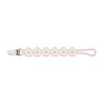 Mudpie Mudpie Silicone Pacy Strap Pink Flower