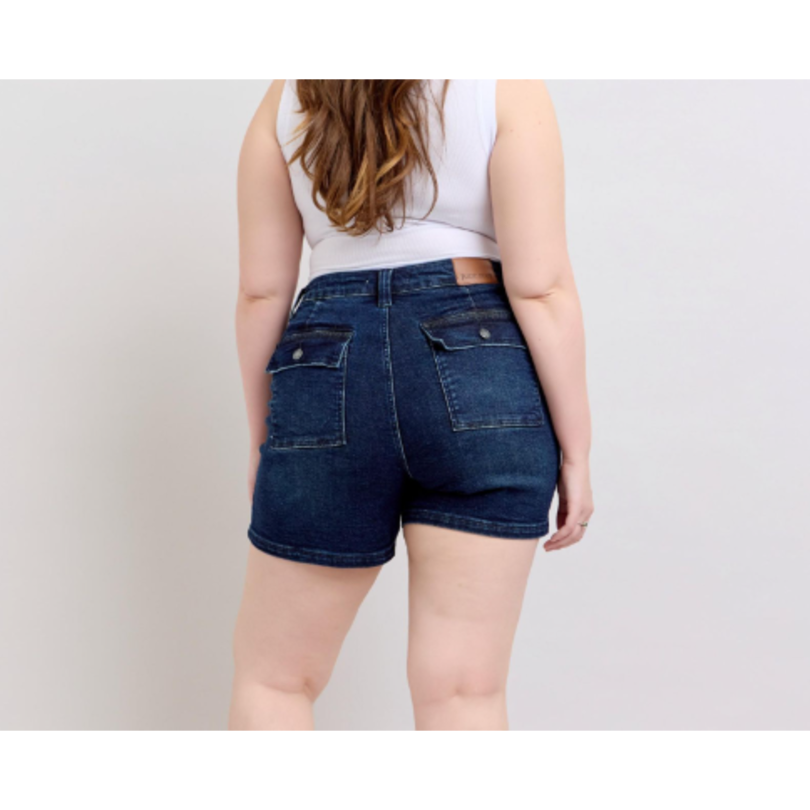 Judy Blue Judy Blue High Waist Back Flap Pocket Shorts 150304