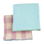 Mudpie Mudpie Waffle Towel Set Blue