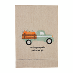 Mudpie Mudpie Hem Stitched Towel Fall Truck