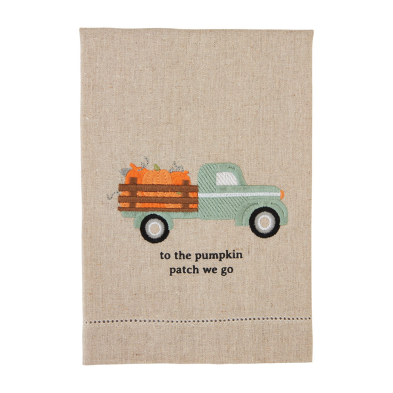 Mudpie Mudpie Hem Stitched Towel Fall Truck