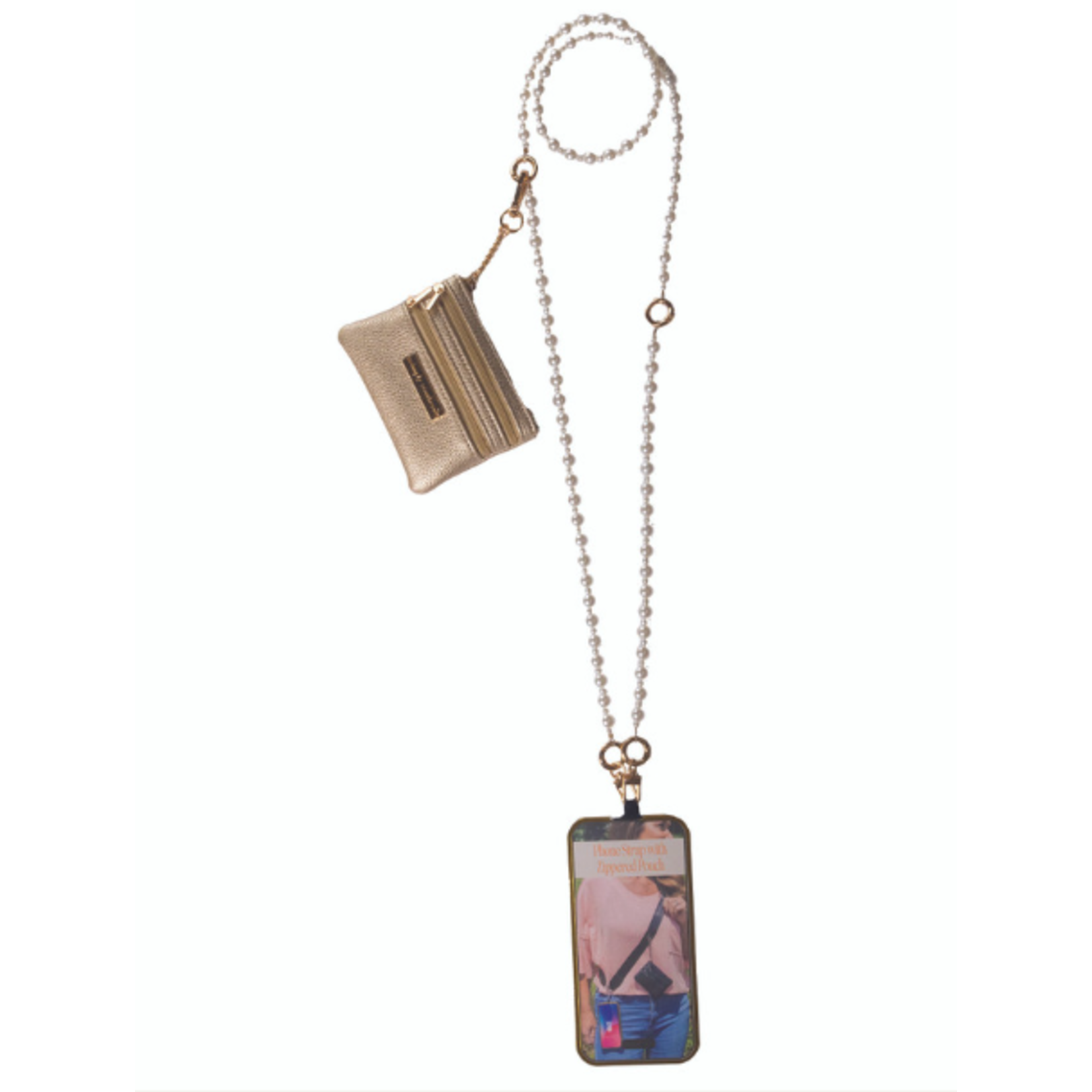 Simply Southern Simply Southern Crossbody Phone Wallet Pearl