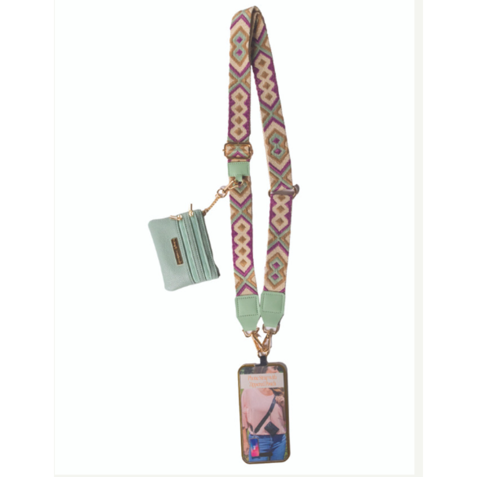 Simply Southern Simply Southern Crossbody Phone Wallet Natural Pattern