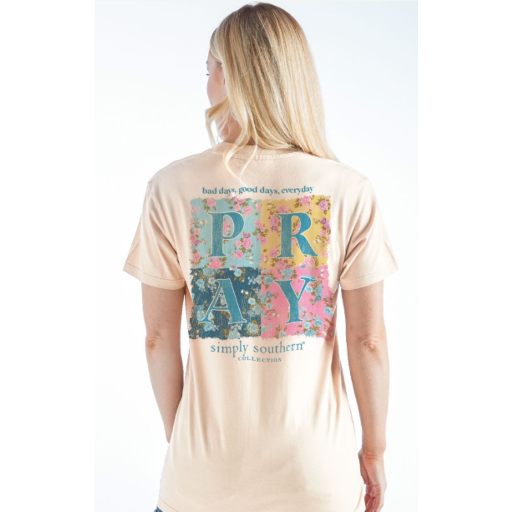 Simply Southern Simply Southern Short Sleeve Pray Natural
