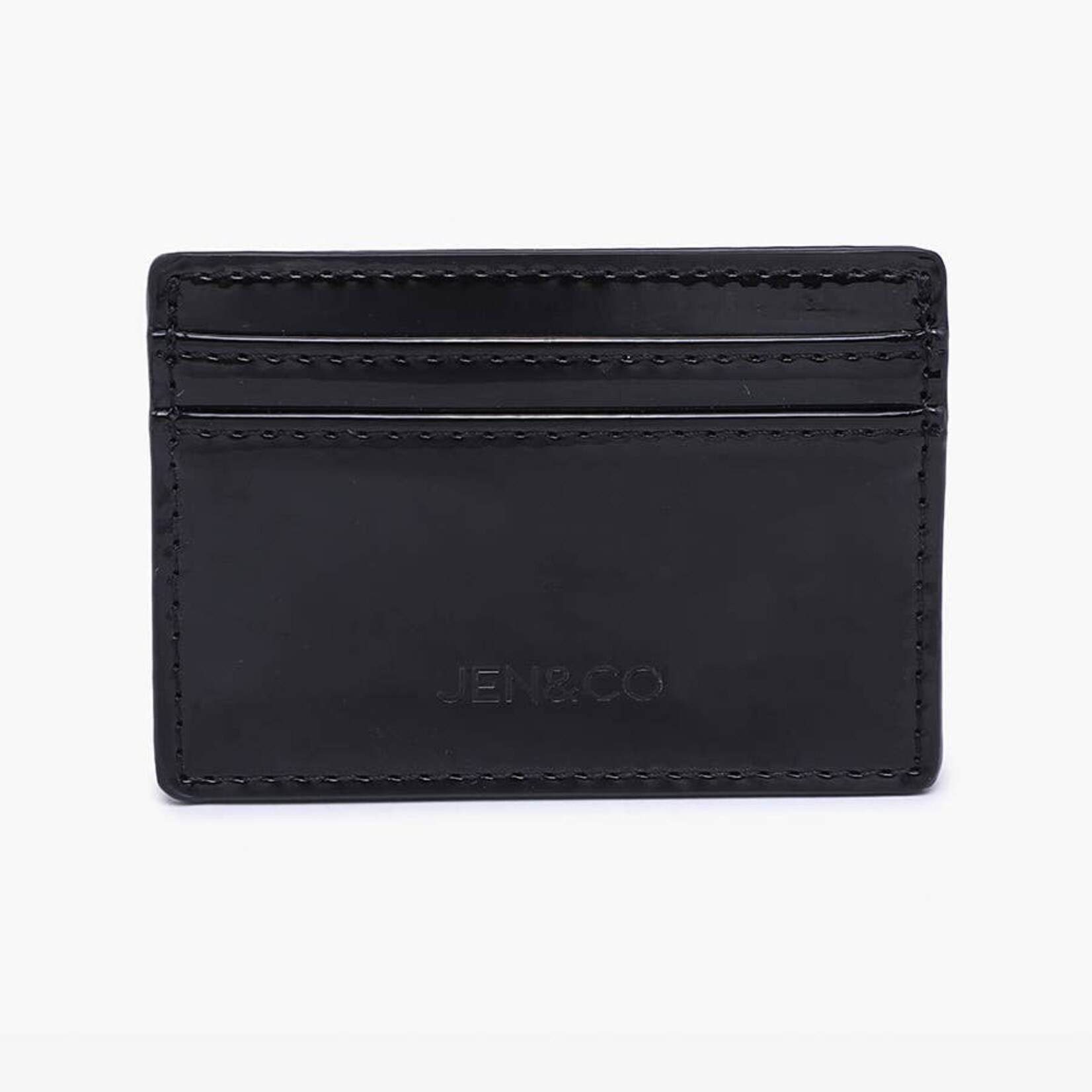 Jen & Co Jen & Co Charlee Small Card Holder Wallet Black WL2668