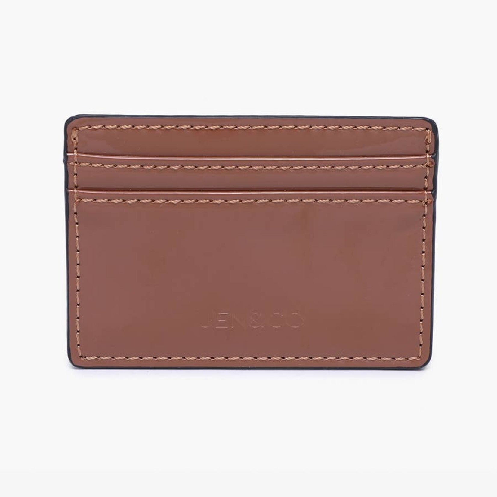 Jen & Co Jen & Co Charlee Small Card Holder Wallet Brown WL2668