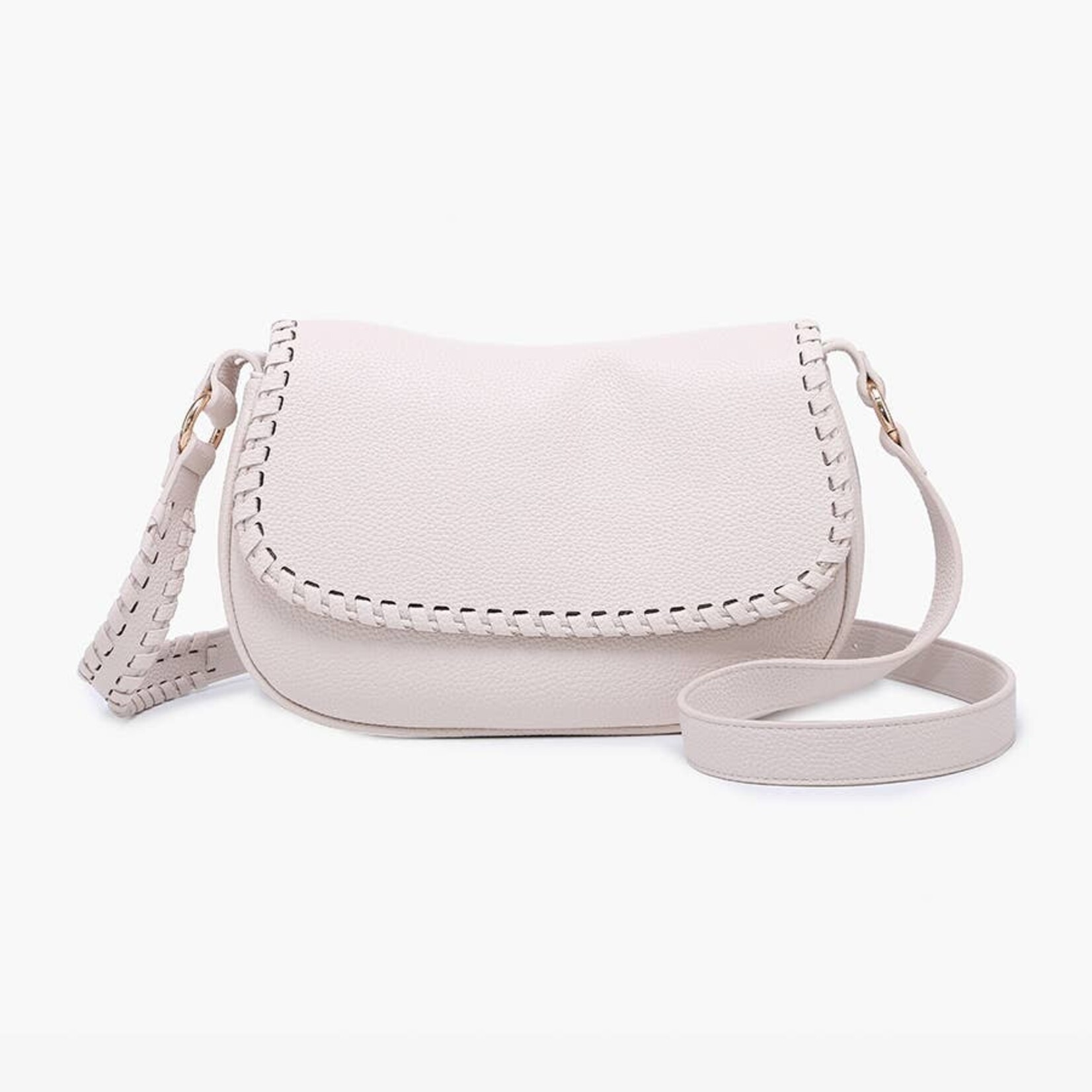 Jen & Co Jen & Co Daia Whipstitch Crossbody Off White M2685