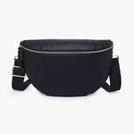 Jen & Co Jen & Co Janae Whipstitch Crossbody Black M2684