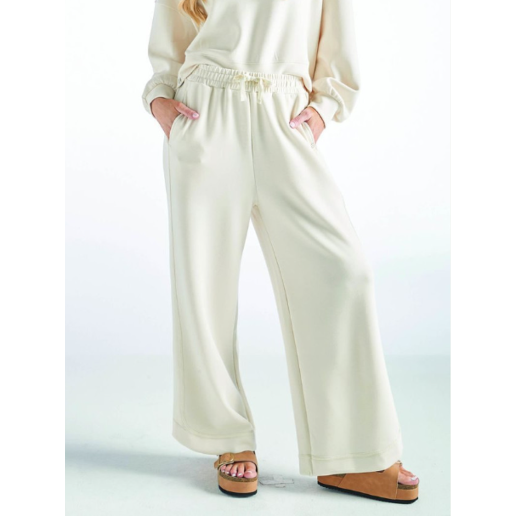 Simply Southern Simply Southern Sloan Pants Off White