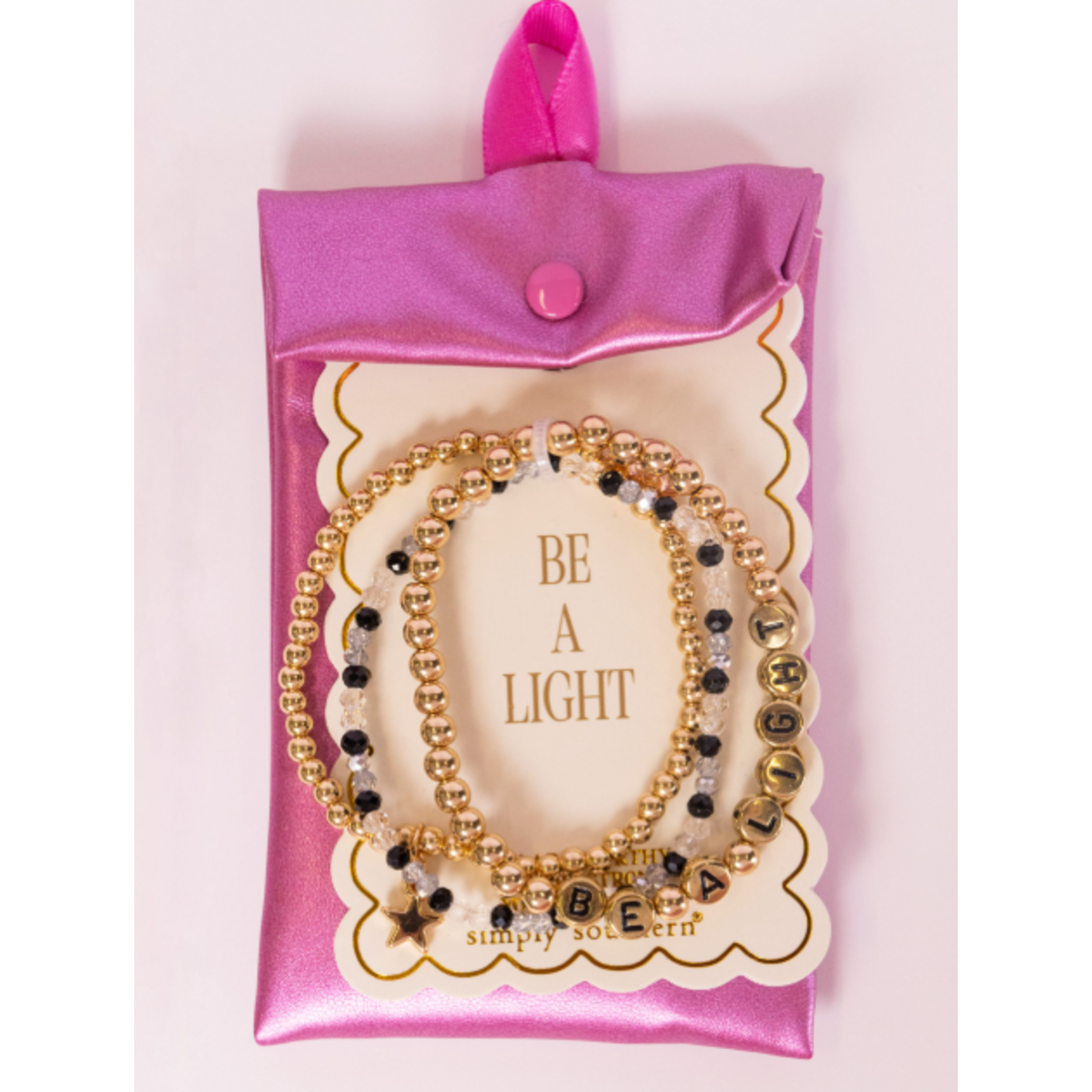 Simply Southern Simply Southern Bracelet Be A Light Set of 3