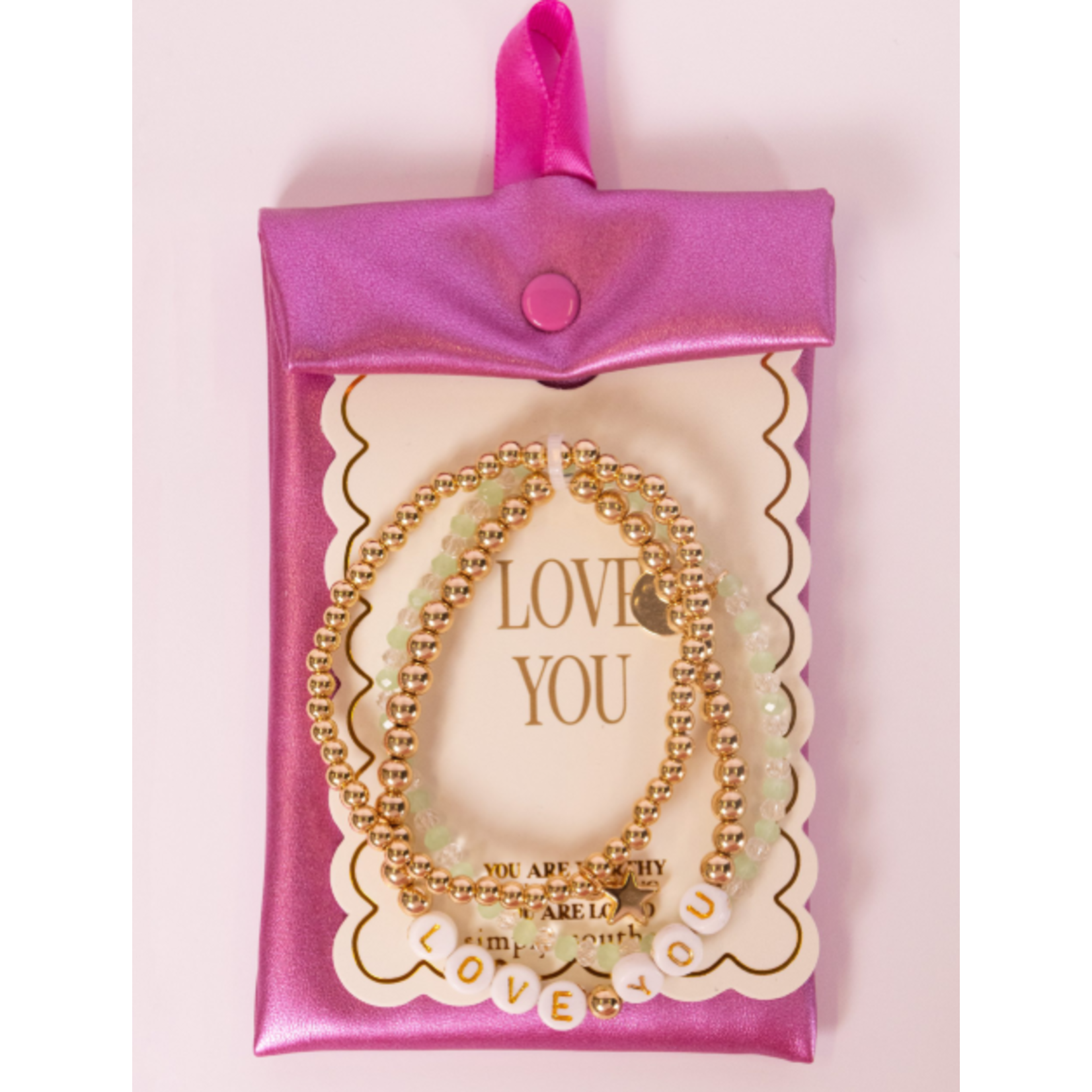 Simply Southern Simply Southern Bracelet Love You Set of 3