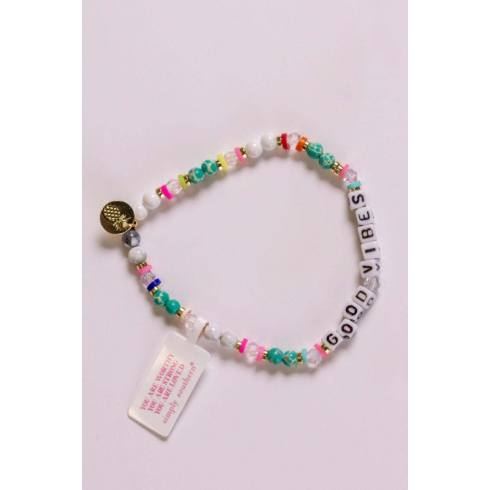 Simply Southern Simply Southern Bracelet Positive Good Vibes