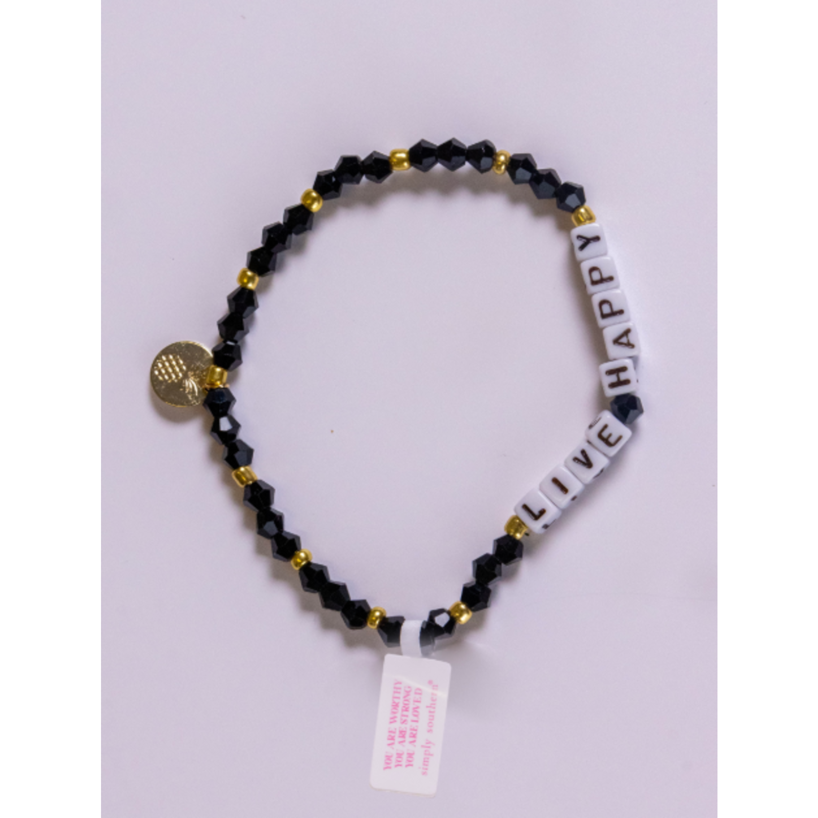 Simply Southern Simply Southern Bracelet Positive Live Happy