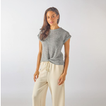 Simply Southern Simply Southern Breeze Knot Top Heather