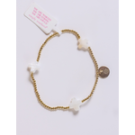 Simply Southern Simply Southern Bracelet Stacks E - 3 White Jewels