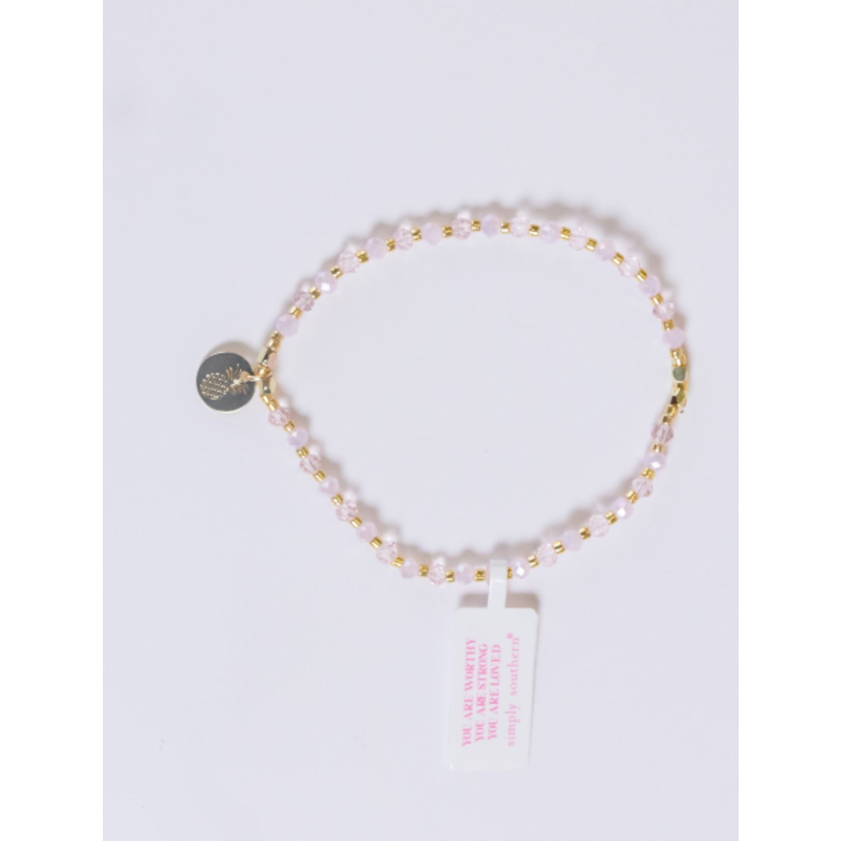Simply Southern Simply Southern Bracelet Stacks P - Light Pink
