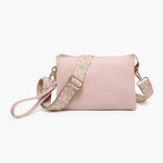 Jen & Co Jen & Co Izzy Crossbody Blush M2056