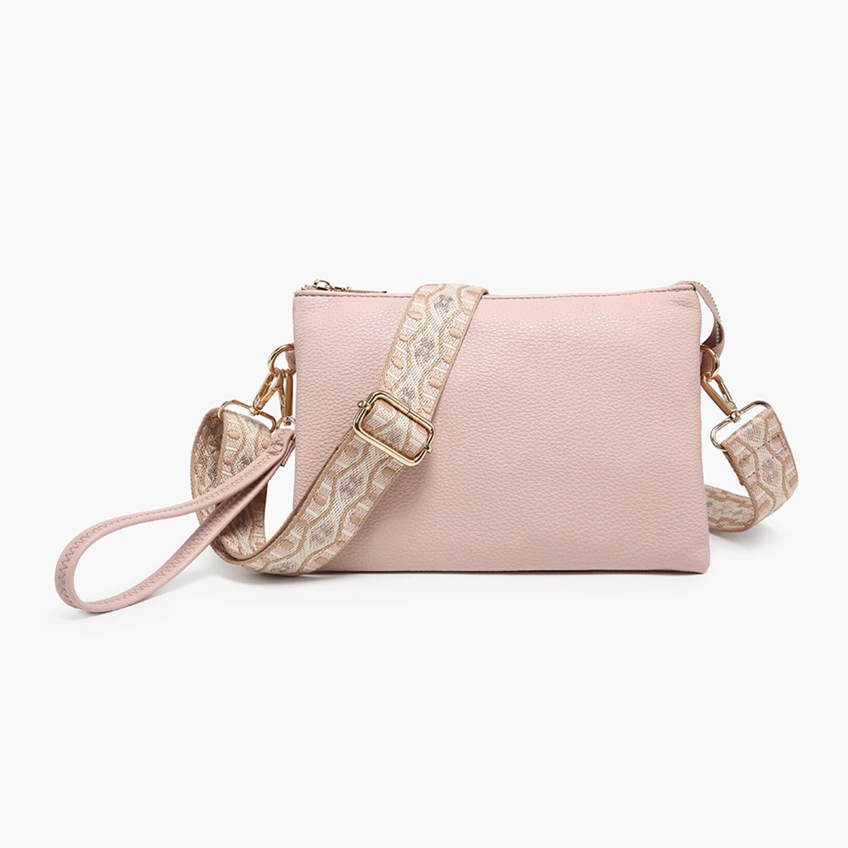 Jen & Co Jen & Co Izzy Crossbody Blush M2056