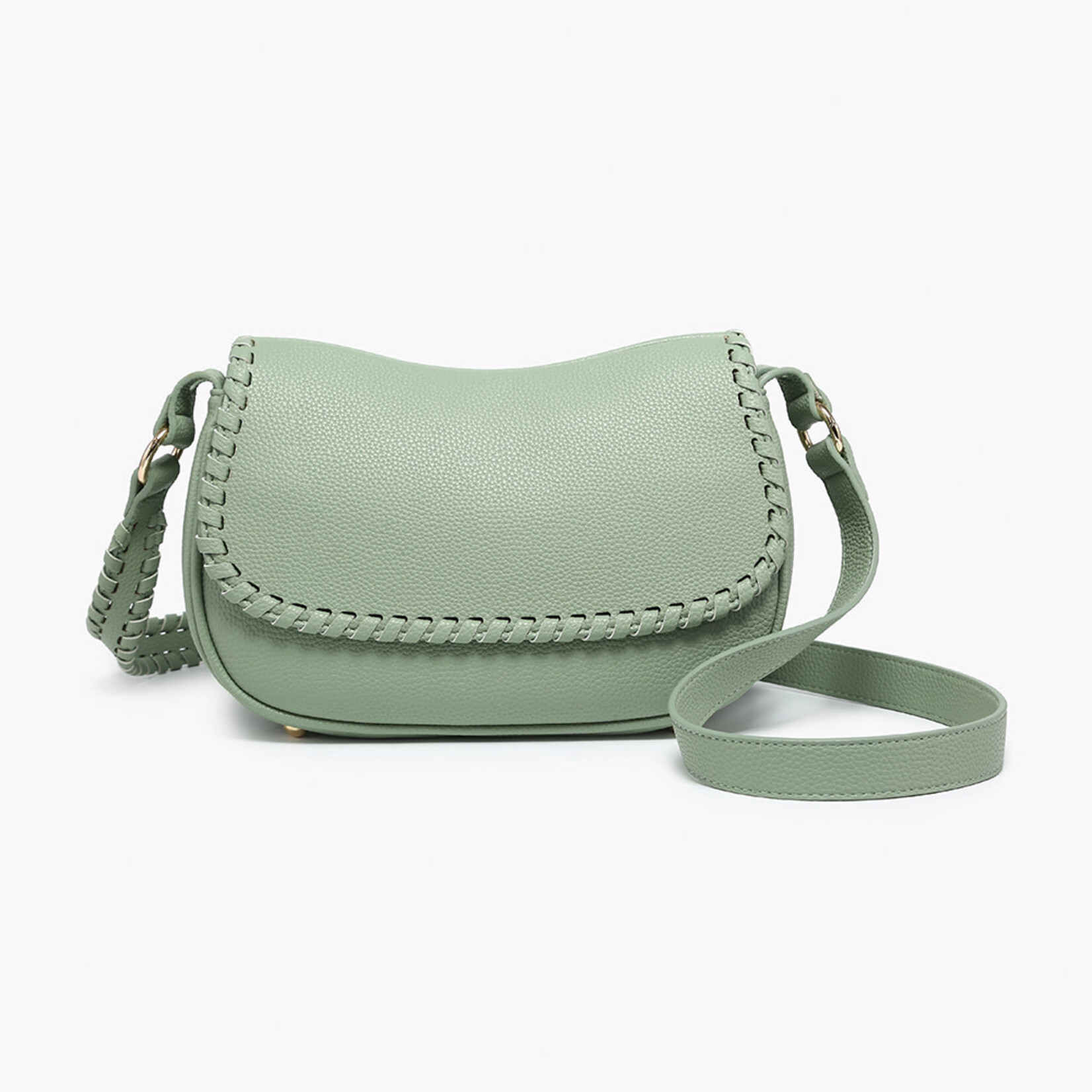 Jen & Co Jen & Co Daia Whipstitch Crossbody Light Sage M2685