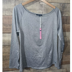 Simply Southern Simply Southern Long Sleeve Sport Top Heather Grey