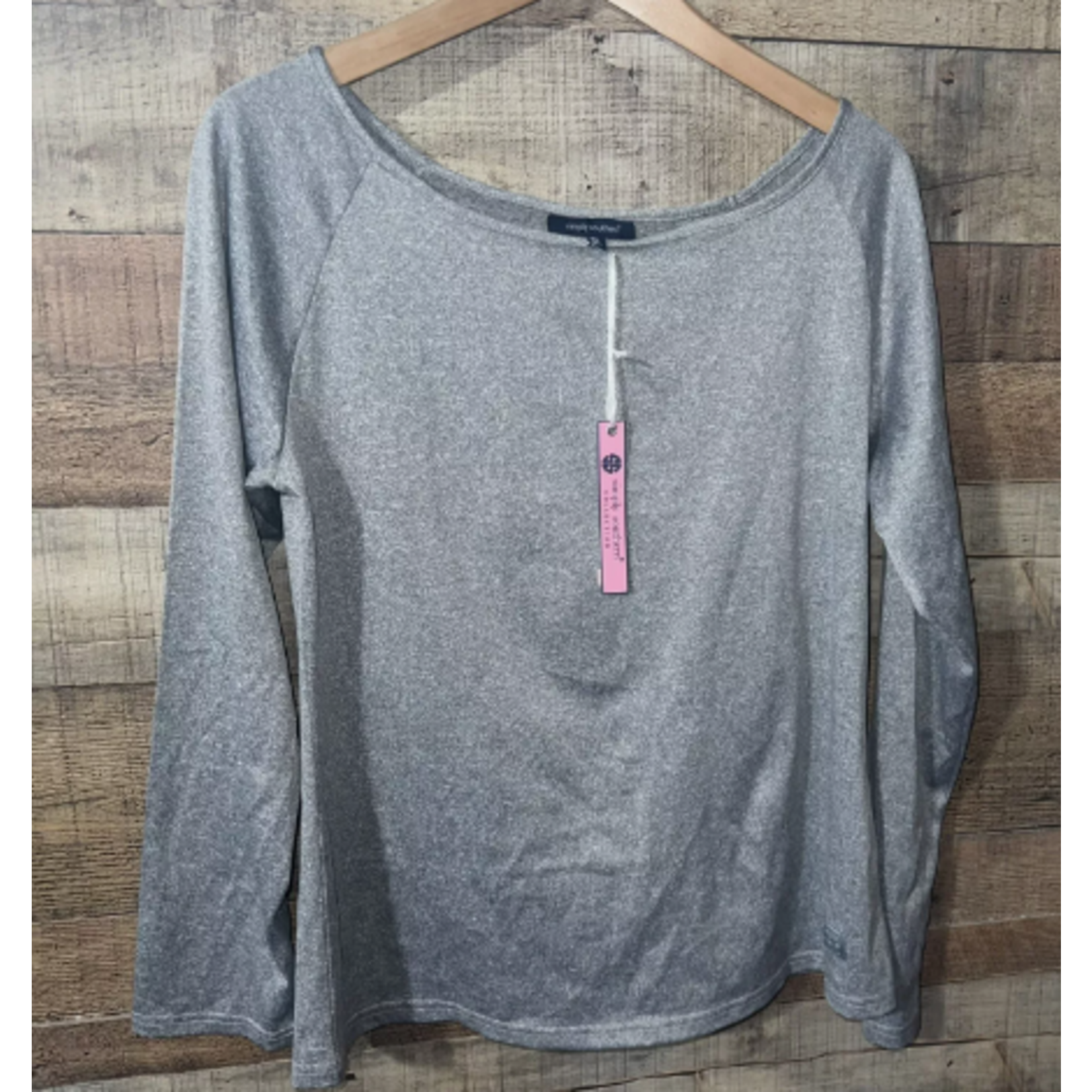 Simply Southern Simply Southern Long Sleeve Sport Top Heather Grey