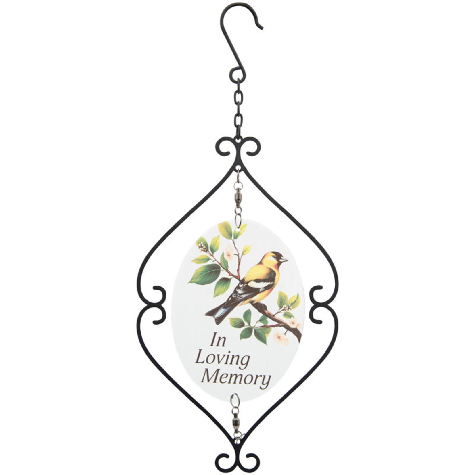 Carson In Loving Memory Garden Glass Spinner