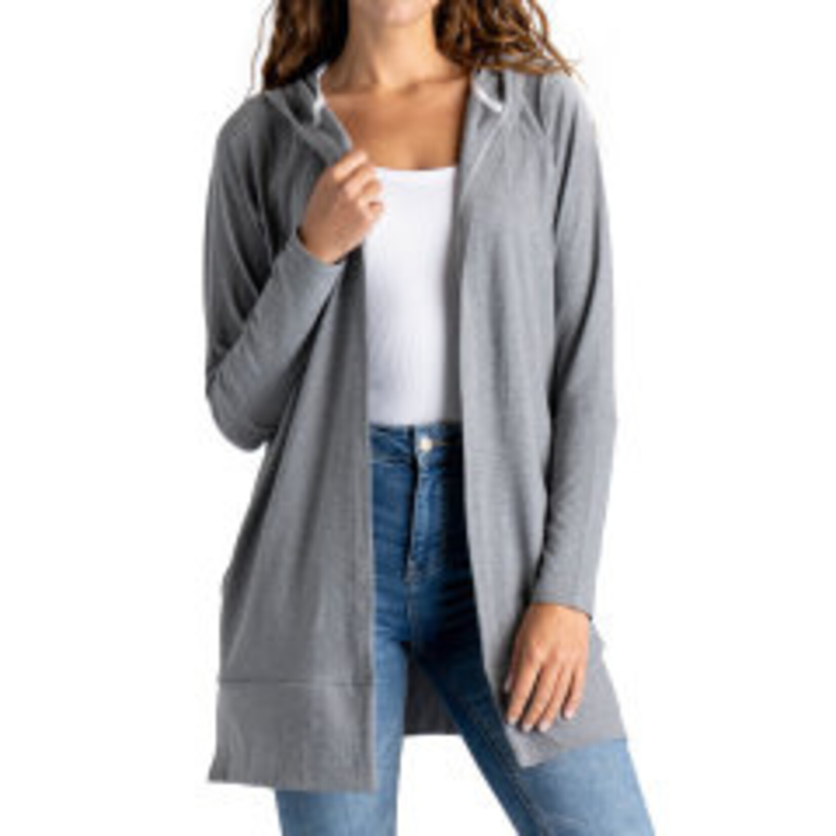 Fit Kicks FITKICKS Everywear Cardigan Gray