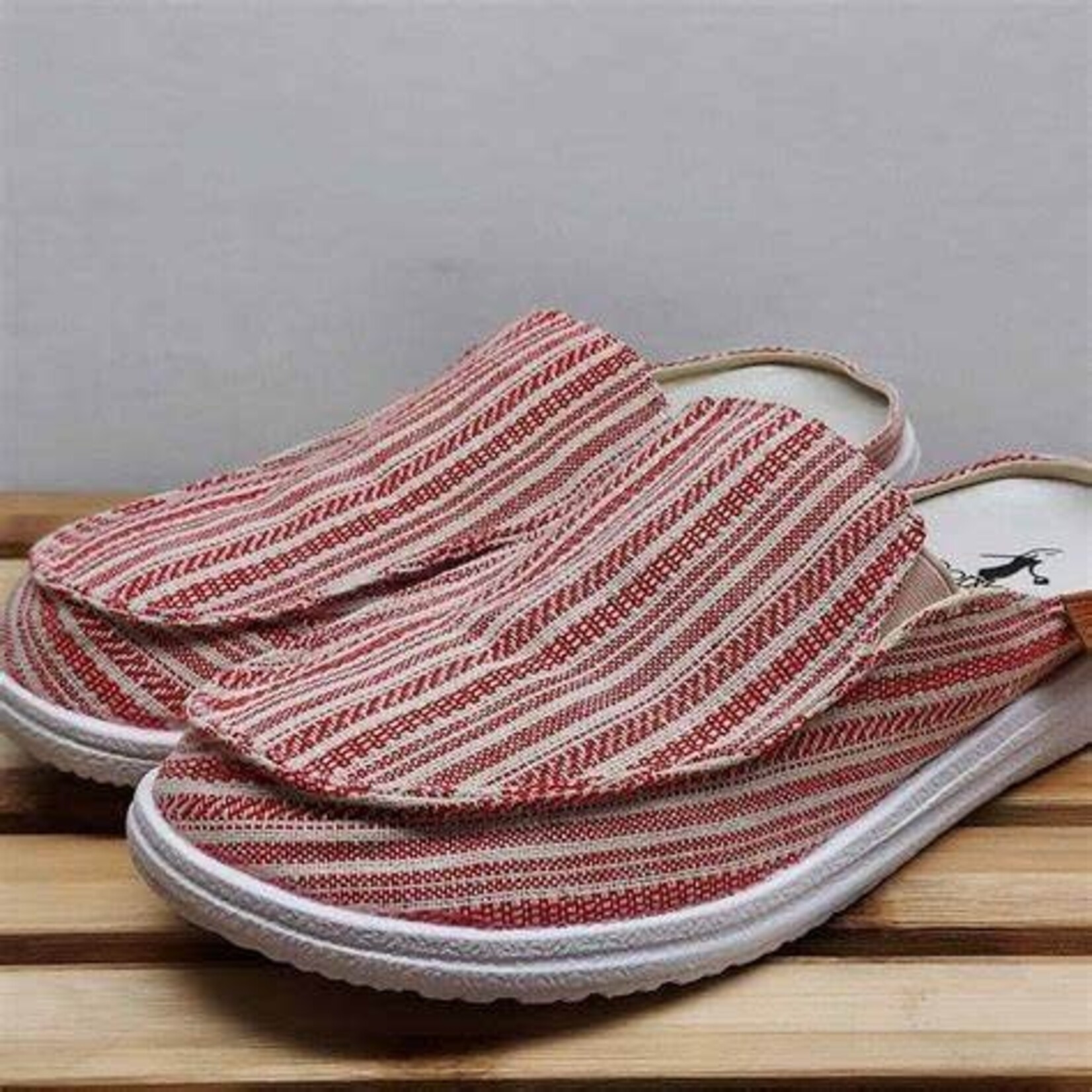 Corkys Corkys Pontoon Slip On Red Stripe