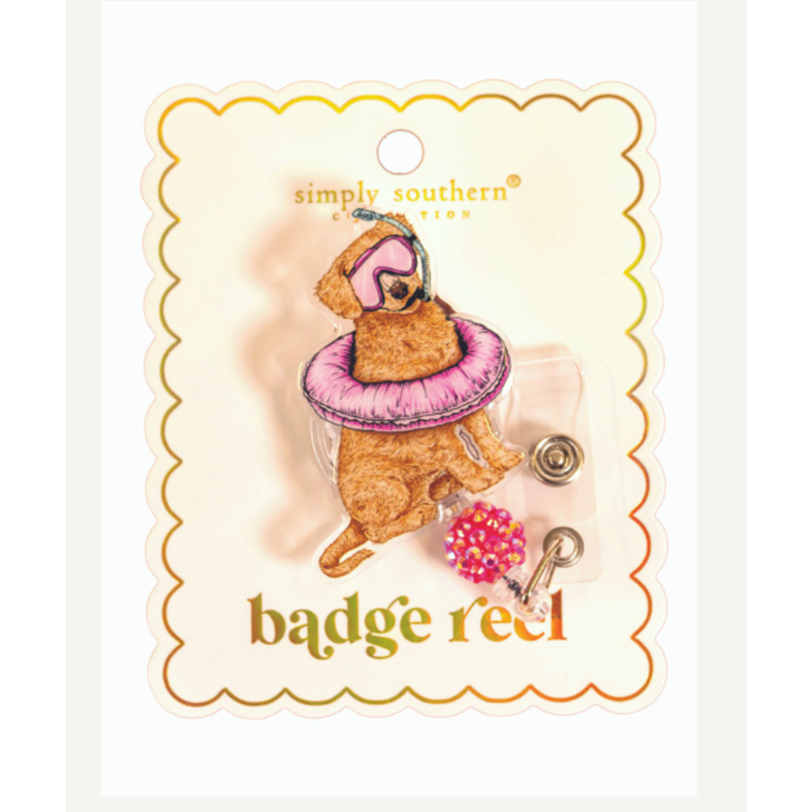 Simply Southern Simply Southern Badge Reel Dog