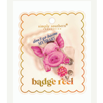 Simply Southern Simply Southern Badge Reel Pig