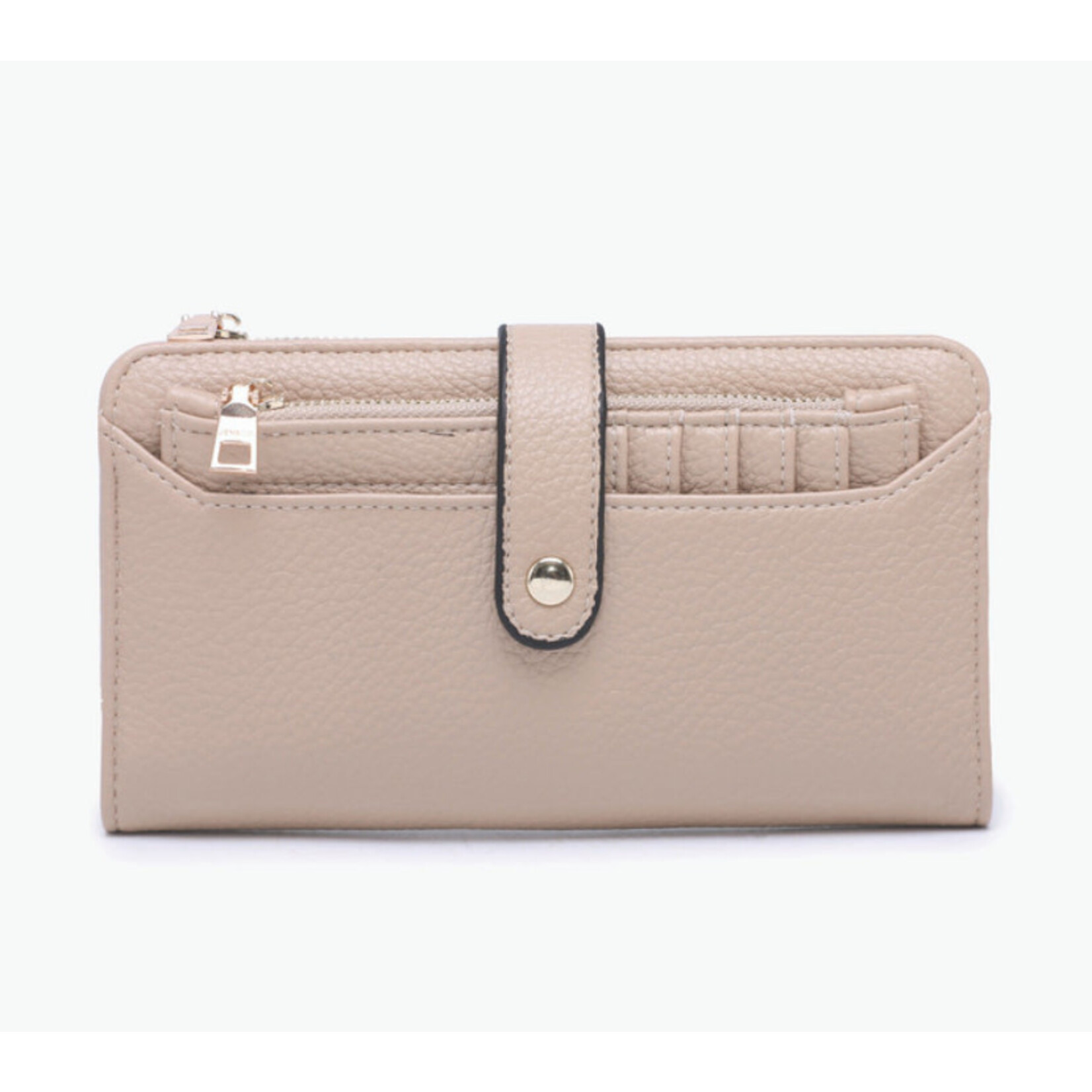 Jen & Co Jen & Co Macy Snap Wallet Parchment WL2665