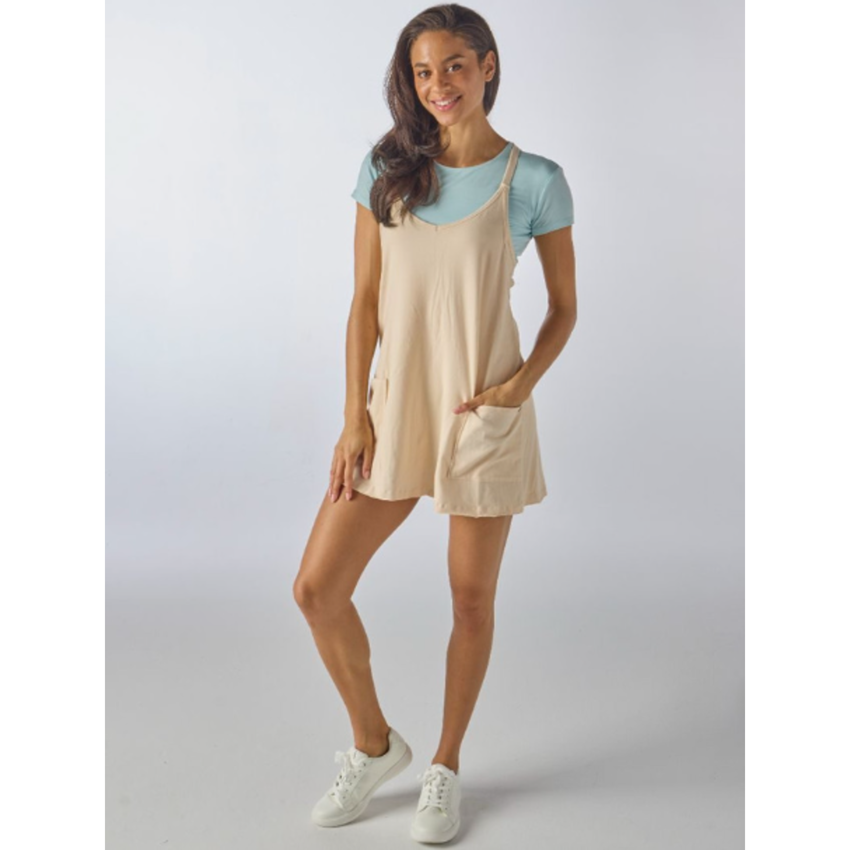 Simply Southern Simply Southern Knit Romper Ivory