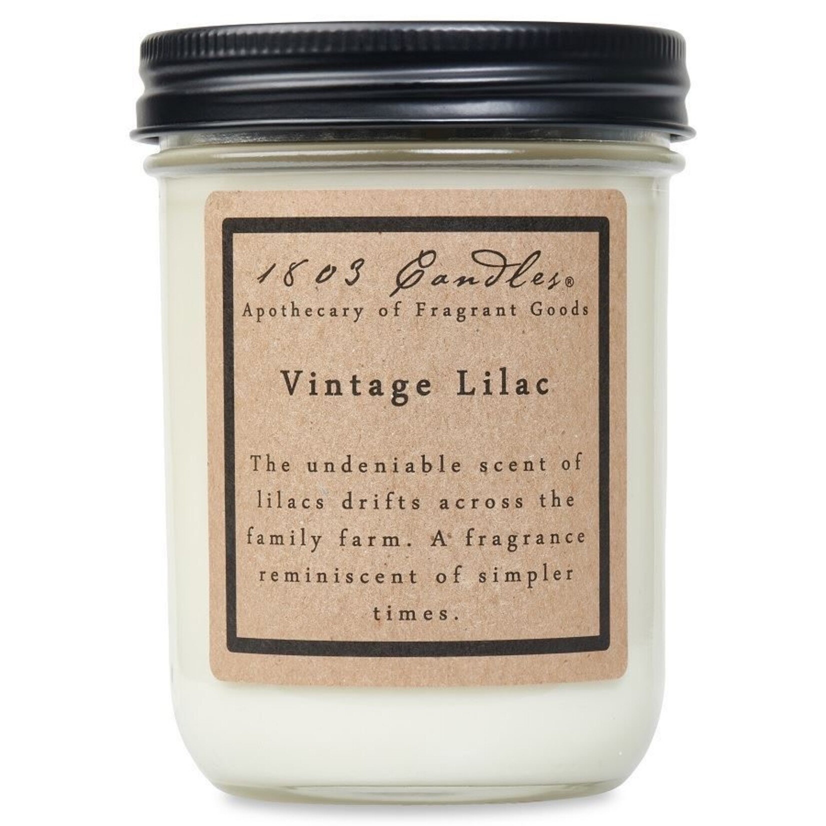 1803 1803 Vintage Lilac Soy Jar Candle