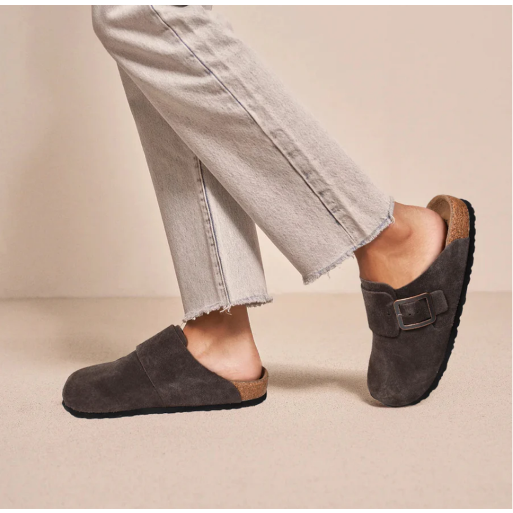 Aerothotic Aerothotic Atlas Leather Clog Dark Brown 1424