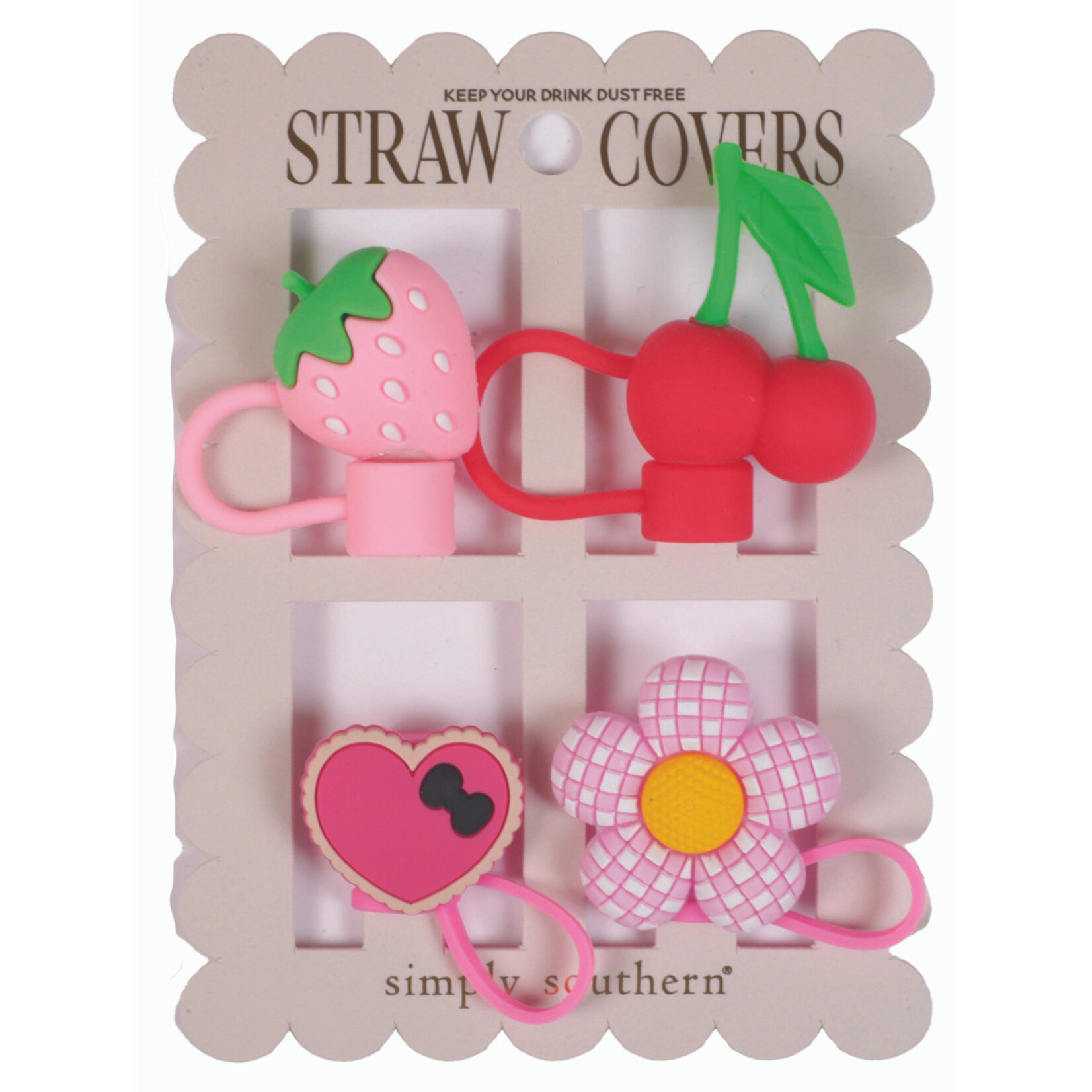 Simply Southern Simply Southern Straw Cover Cherry