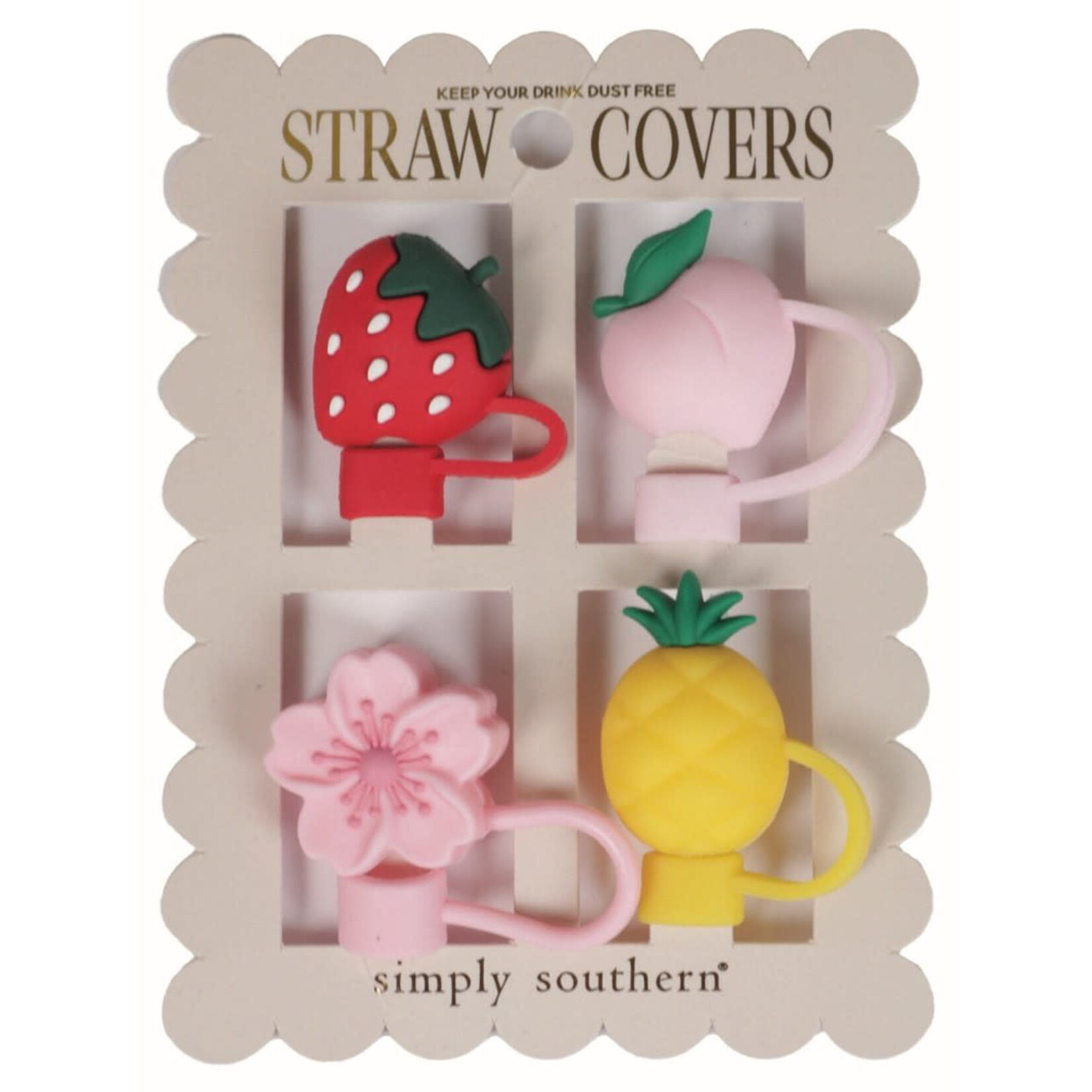 Simply Southern Simply Southern Straw Cover Berry