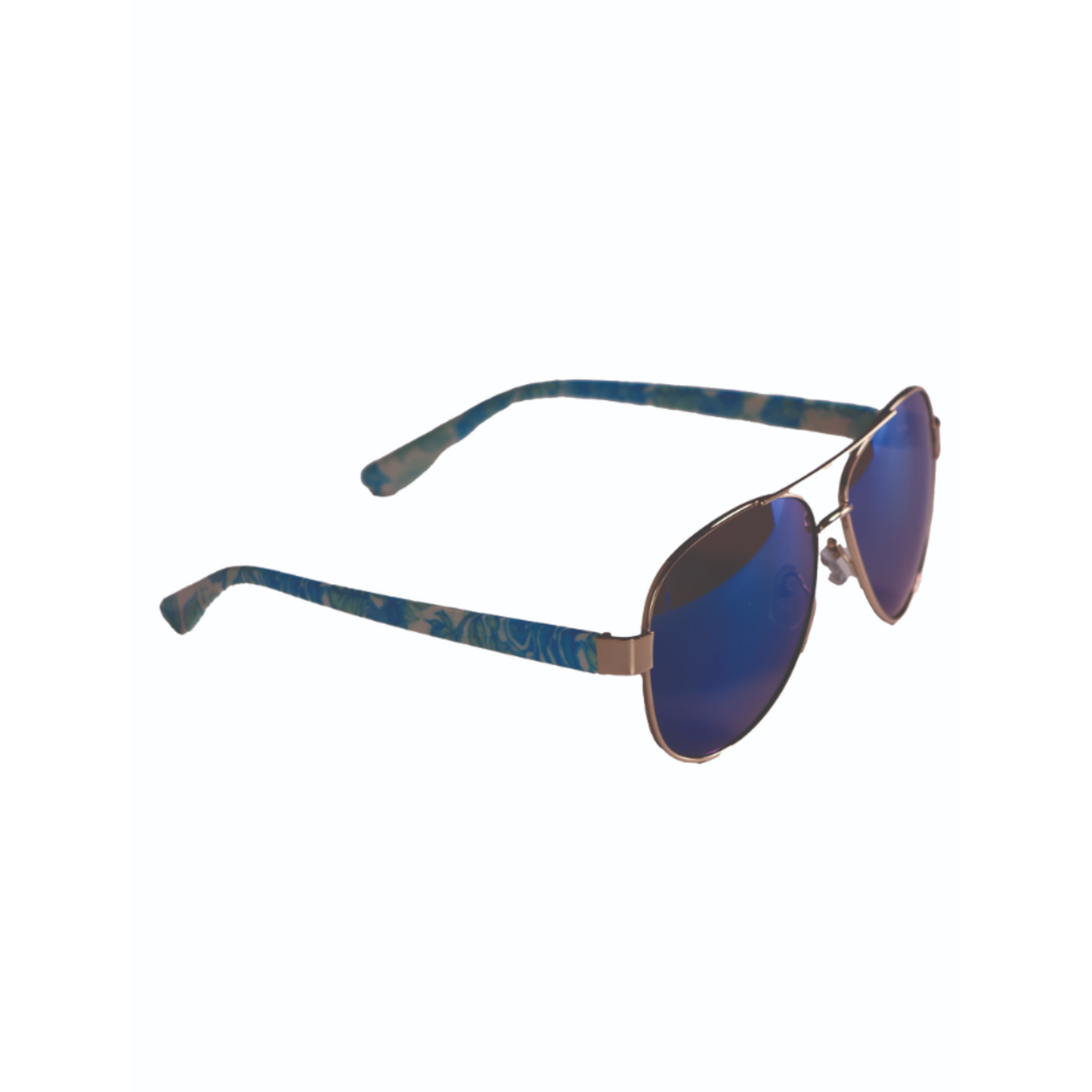 Simply Southern Simply Southern Sunglasses Malibu Blue Flower