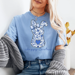 Southern Backroad Tees Southern Backroad Tee Happy Easter Floral Bunny Tee