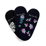 Vera Bradley Vera Bradley Navy Garden Low Cut Liners 3 pack