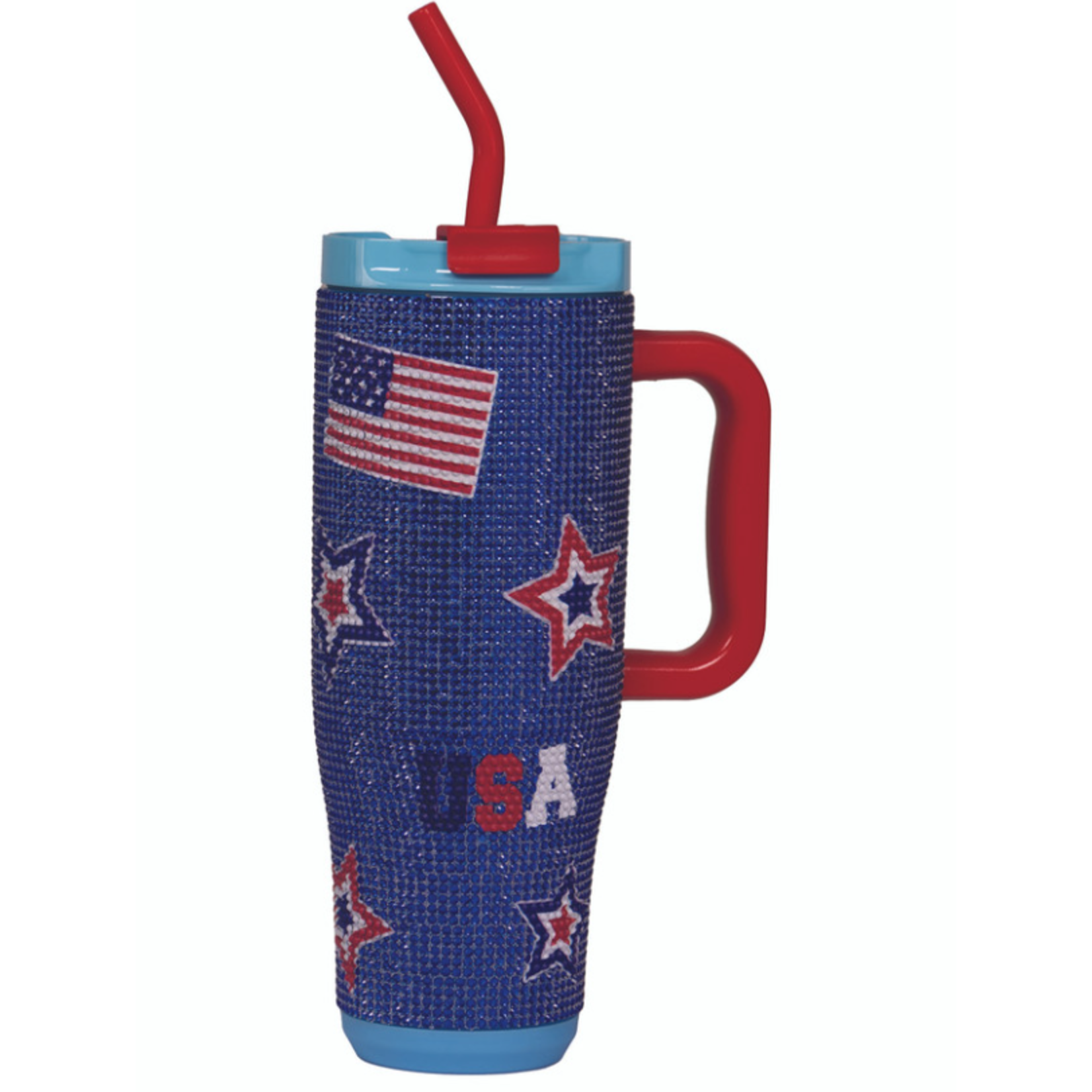 Simply Southern Simply Southern Tumbler Sequin USA 40oz