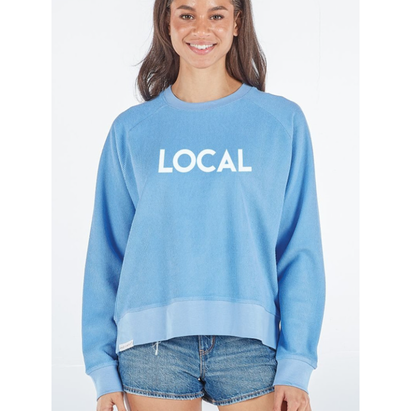 Simply Southern Simply Southern Local Crewneck Lapis