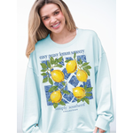 Simply Southern Simply Southern Lemon Crewneck Mint
