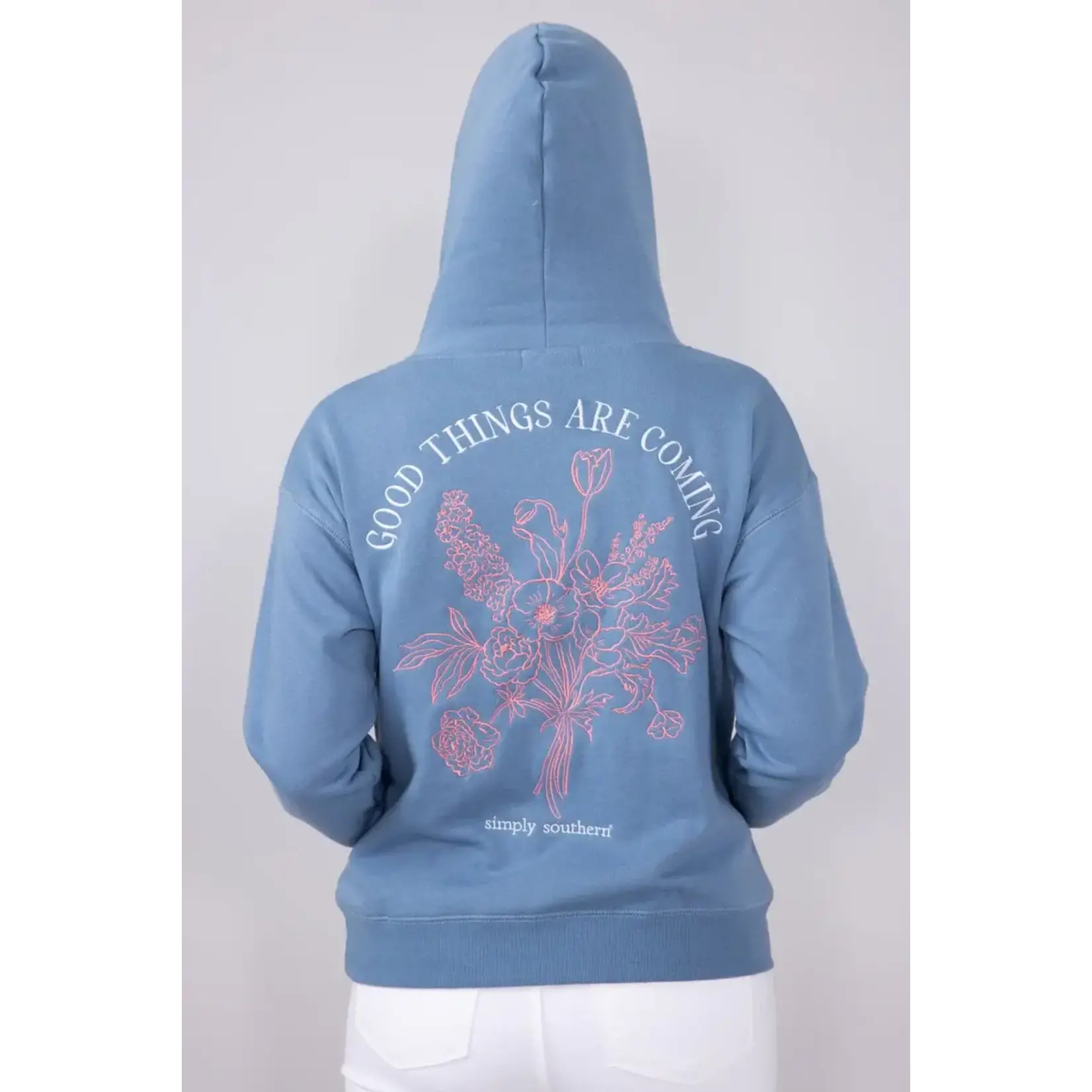 Simply Southern Simply Southern Embroidered Hoodie Good Things