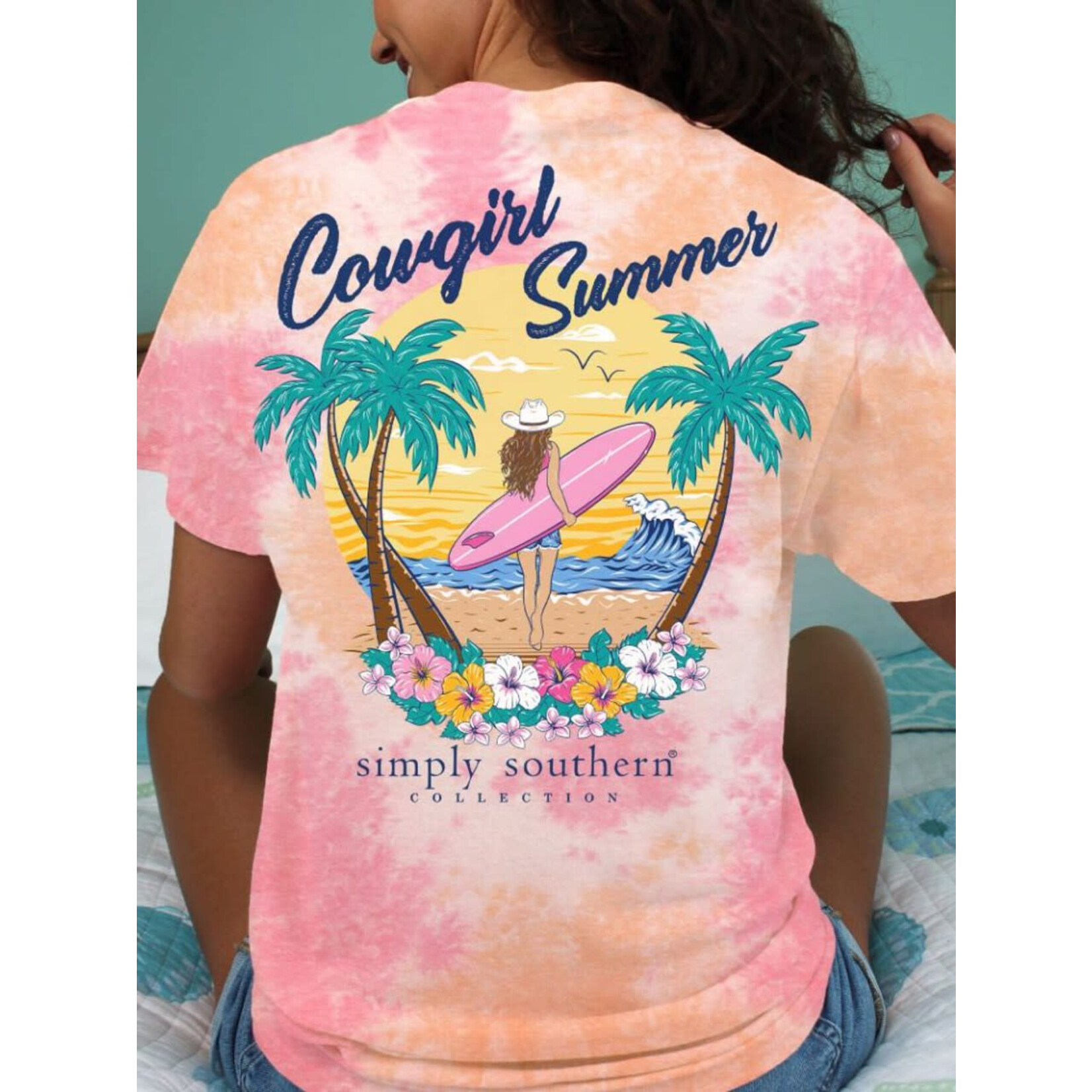 Simply Southern Simply Southern Cowgirl Summer Tropic T-Shirt