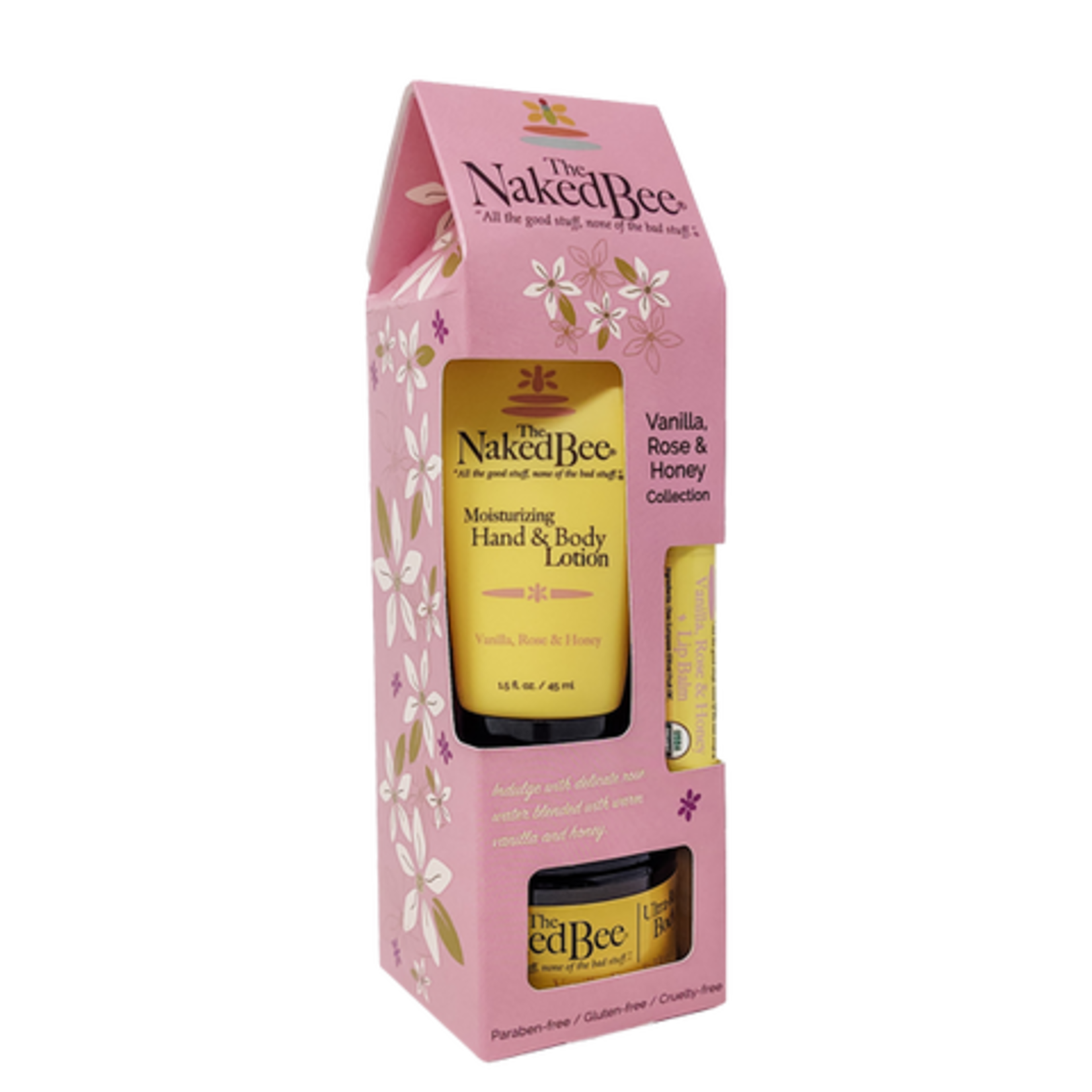 The Naked Bee The Naked Bee Gift Collection Vanilla Rose & Honey
