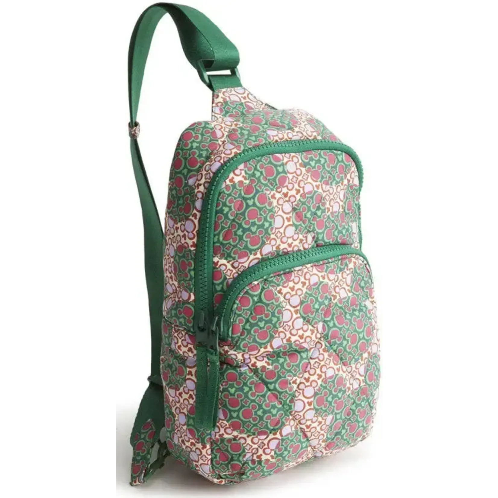 Vera Bradley Vera Bradley Disney Nylon Lorman Sling Backpack Mickey Mouse Kaleidoscope Lavender