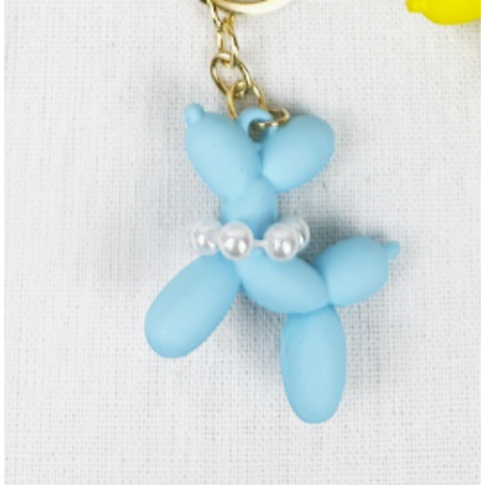 Love and Repeat Love and Repeat Colorful Puppy Theme Keychain Blue